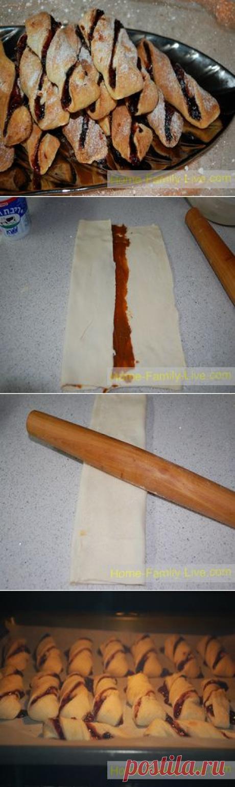 Вертуны из творожного теста - Кулинарные рецепты