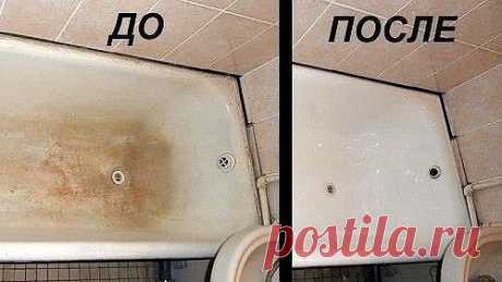 Как очистить ванну