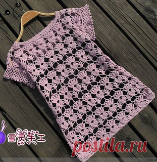 Tina's handicraft : summer crochet tunic