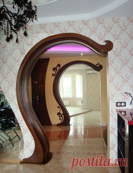 Решили сделать эксклюзивные арки в квартире, но детям не понравилось, говорят колхоз-петрович.