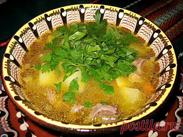 Шашлычный супчик. Похмельный.