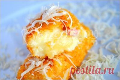 Картофельные крокеты с сыром - Закуски. Рецепты посетителей с фотографиями