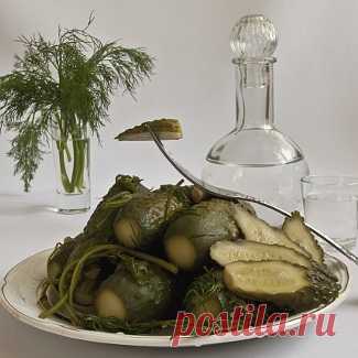 Огурцы, квашенные по-деревенски!
