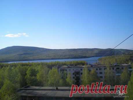 вид с города