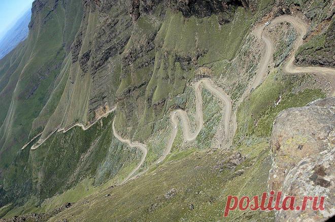 Сани Пасс,Натал Южная Африка -дороги