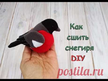 Как сшить снегиря/How to sew a Bullfinch.