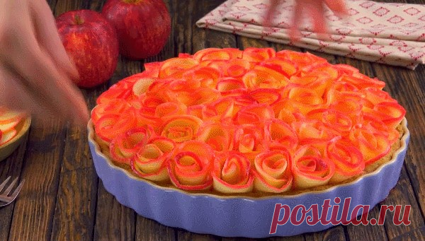 ПИРОГ с РОЗАМИ из ЯБЛОК !Рецепт Супер Мега Роскошного Десерта! ПИРОГ с РОЗАМИ из ЯБЛОК !Рецепт Супер Мега Роскошного Десерта!