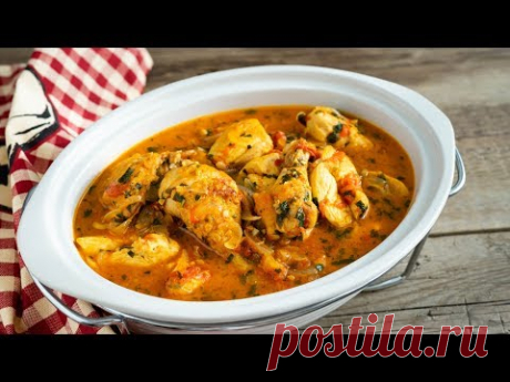 Чахохбили из Курицы | Грузинская Кухня | Chicken Chahohbili – Georgian Ragout | Tanya Shpilko