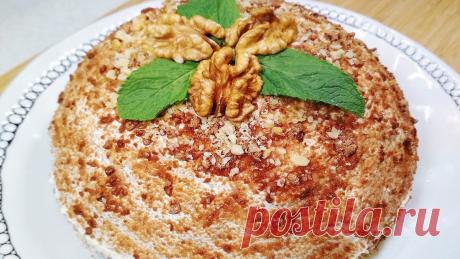 Всегда удивлялась, что же это такое ТОРТ ИЗ ПРЯНИКОВ?🍰Результат меня убил! Потрясающе и всего из 4-х продуктов!👌 | Розовый баклажан | Яндекс Дзен