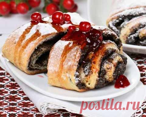 Постный маковый пирог