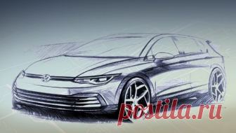 Хэтчбек Volkswagen Golf VIII впервые показал свой салон Фольксвагеновцы всё же доведут «восьмой» Golf до премьеры ещё в этом году, хотя не так давно говорили о переносе её на 2020-й. По последним документам
