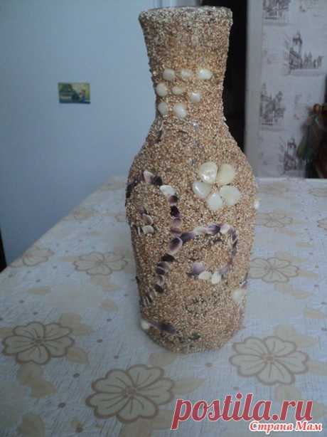 Ваза из бутылки