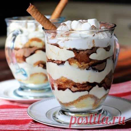 Сливочный десерт с Baileys. Ингредиенты: (4... / Разное / Вкусные Рецепты / Pinme.ru / Дарина Рулева