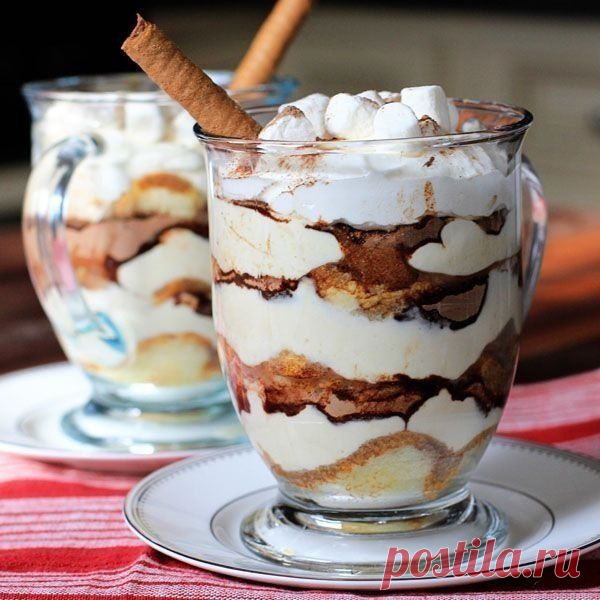 Сливочный десерт с Baileys. Ингредиенты: (4... / Разное / Вкусные Рецепты / Pinme.ru / Дарина Рулева