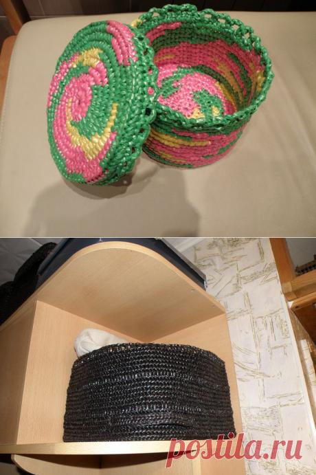 коробки из пакетов.