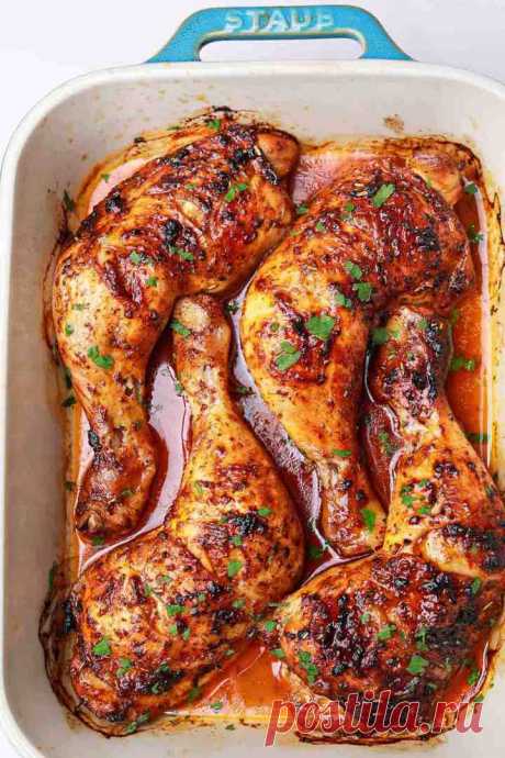 Oven Baked Chicken Leg Quarters - K's Cuisine