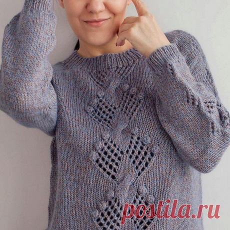 Три роскошных джемпера спицами. Схемы прилагаются | Paradosik_Handmade | Яндекс Дзен