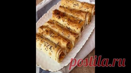 Домашние обожают эти мясные трубочки!