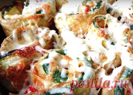Вкуснющие кабачки с начинкой — просто пальчики оближешь - Вкусные рецепты - медиаплатформа МирТесен