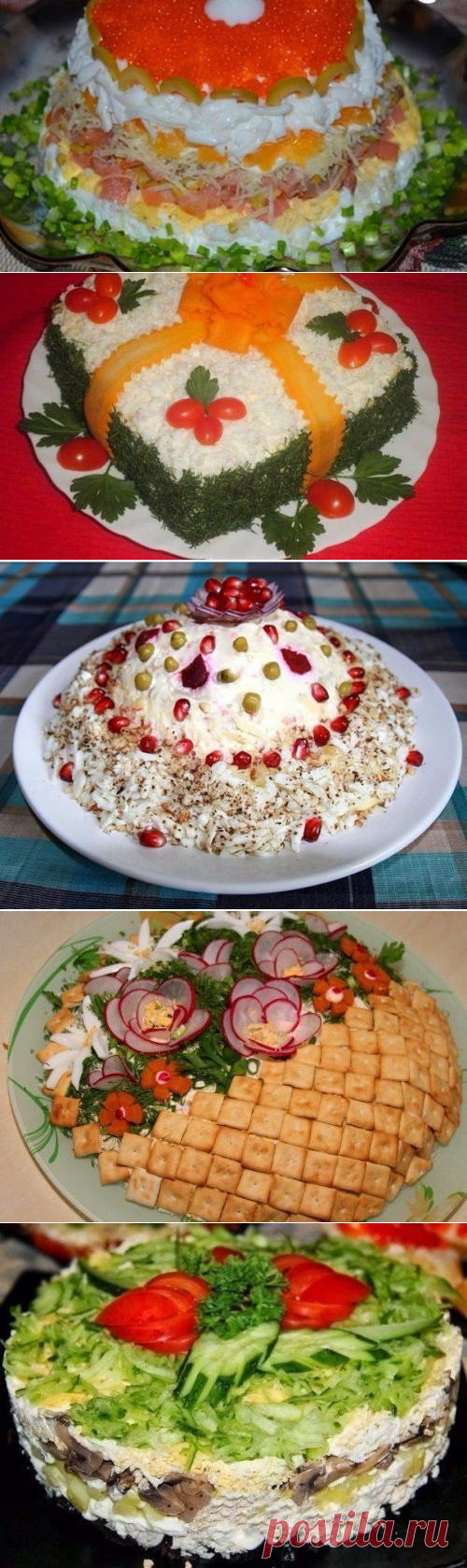 Ещё ТОП-7 салатов на Новый Год | Вкусные рецепты
