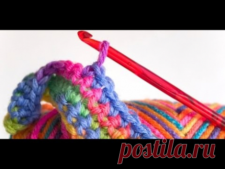 2 Урок. Подробное вязание крючком для начинающих.
