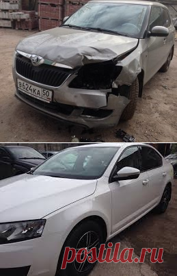 Кузовной ремонт автомобилей Skoda в СПб: цены от Кузовщик