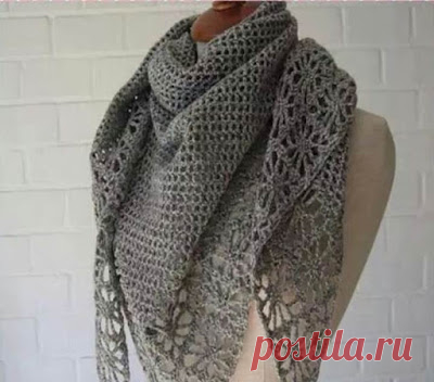 Look how beautiful this super soft scarf! I loved it! | Free Patterns