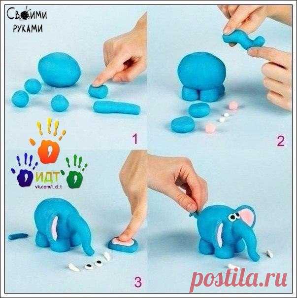 Лепим с детьми.