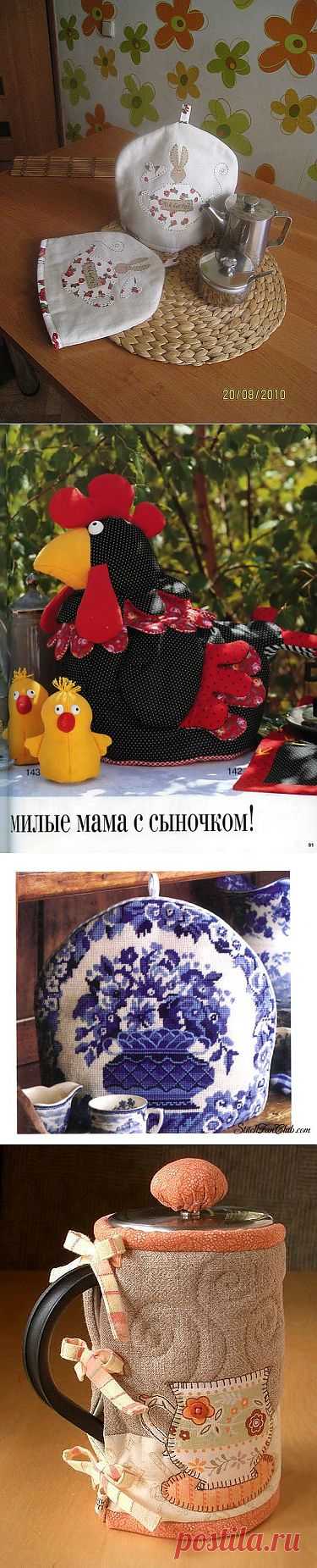 Грелка на чайник, выкройки, идеи....