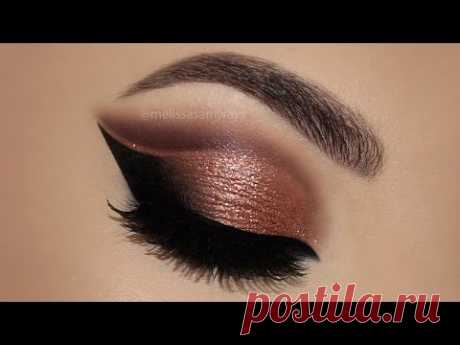 ⭐ Copper Cut Crease Glitter MakeUp Tutorial | Melissa Samways ⭐