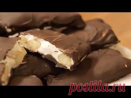 Нуга в шоколаде / Nougat with chocolate