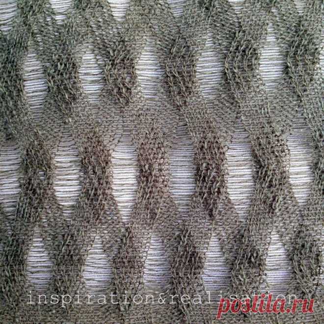 inspiration and realisation: DIY fashion blog: DIY - machine knitting: fancy lace scarves in two hours