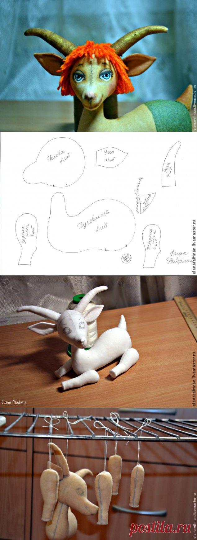 Шьем КОЗОЧКУ к Новому году. Мастер-класс