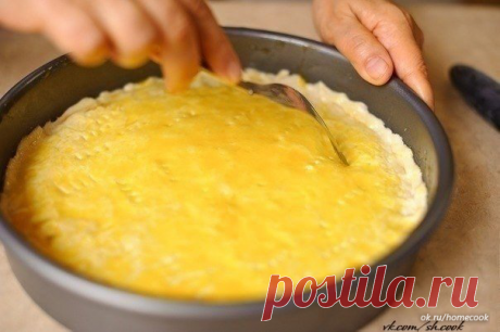 Лимонный, очень нежный пирог
