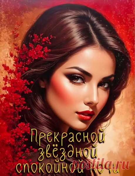 Картинка прекрасной звездной спокойной ночи