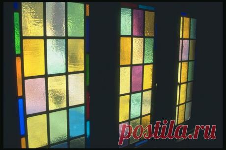 Идеи окон и дверей с цветными прямоугольными вставками — Сделай сам, идеи для творчества - DIY Ideas