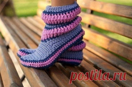 Вязанные сапожки / Вязание как искусство!