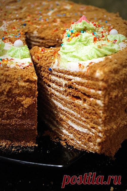 Bon appetit!: Торт "Шоколадный медовик"