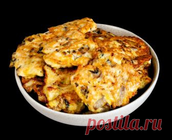 Рубленные котлеты из куриного филе и грибов Вкусные рубленные котлетки из куриного филе с грибами.