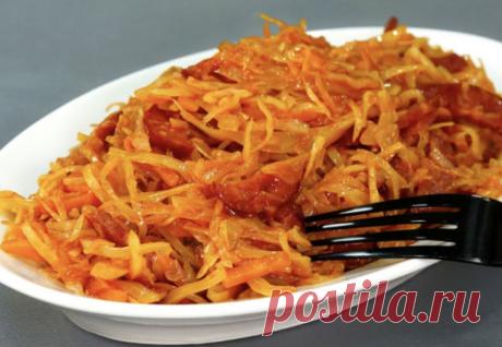 Тушеная капуста БАРХАТНАЯ: Потрясающе вкусно!