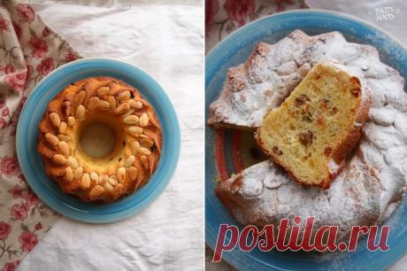 ГУГЕЛЬХОПФ С АПЕЛЬСИНОВЫМ ДЖЕМОМ, МИНДАЛЕМ И ИЗЮМОМ.