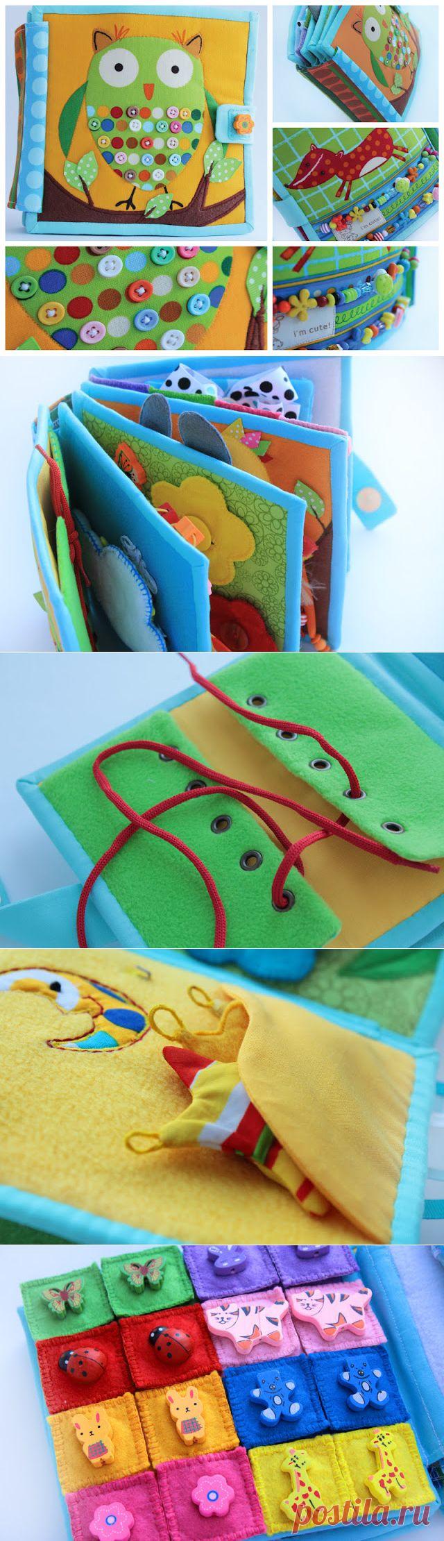 Handmade by mom: Книжка № РАЗ!!!))))) Или заключительный этап в Совместном проекте "Книжка-Развивайка" от Тани!