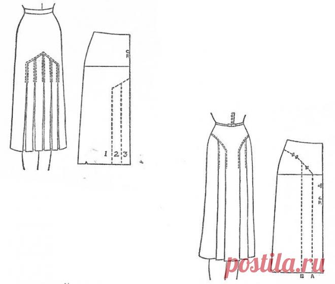 Моделирование юбок со складками: много вариантов — Сделай сам, идеи для творчества - DIY Ideas