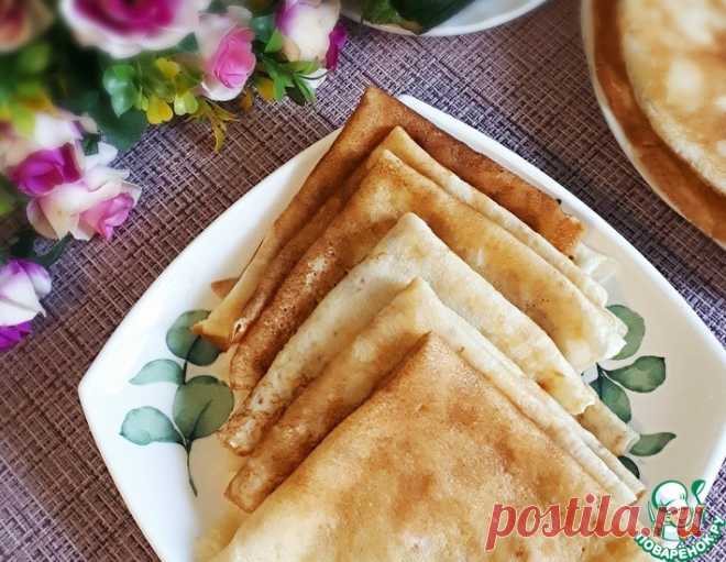 Блинчики с кабачками – кулинарный рецепт