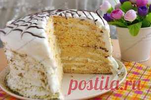 Торт «Milchmädchen» («Молочная девочка»)
Для тех, кто не пробовал еще этот тортик - ну какой же он вкусный! Просто не передать словами! К тому же очень прост и быстр в приготовлении!
Рецепт торта «Milchmädchen» пришел к нам из Германии. Коржи готовятся на основе сгущенного молока, которое в Германии называлось «Milch Mädchen», т.е. молочная девочка.
Понадобится:
Тесто: 
сгущенка - 1 б ( 400 г)
яйца - 2 шт
мука - 1 ст. (160 г)
разрыхлитель - 1 п. (1 ст.л.)
Крем:
сливки 35% - 400 мл
сахарная