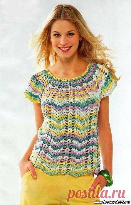 Летние топы, маечки для женщин крючком » Страница 5 » «Хомяк55» - всё о вязании