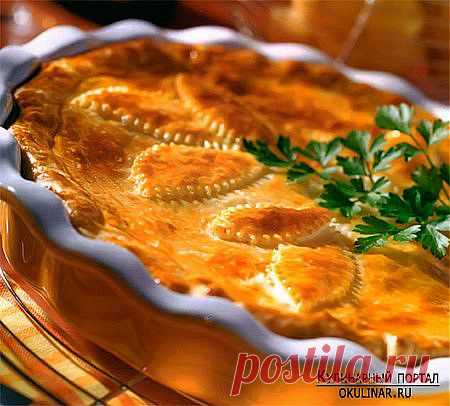 Пирог с картофельным пюре. Рецепт с фотографией