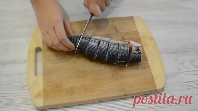 Скумбрия в духовке с овощами. Такую скумбрию вы еще не готовили!