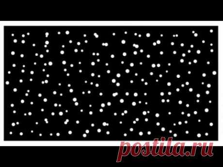 Snow for christmas composition. Adobe Illustrator tutorial - very easy and quick way to draw a snow.