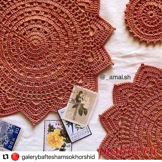 Салфетка крючком... ............